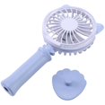 thumbnail image 3 of Ventilador eléctrico portátil de mano con luz nocturna colorida Mini ventilador portátil con carga USB (azul), 3 of 5