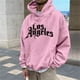 thumbnail image 4 of Gibobby Sudadera polar hombre Sudadera con Capucha para Hombre algodón Camisa para Hombre(Rosa,XG), 4 of 5