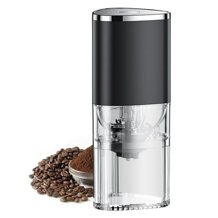 

Tookss Transparent Electric Grinder Automatic Multifunctional Portable Adjustable Coarseness Coffee Grinder