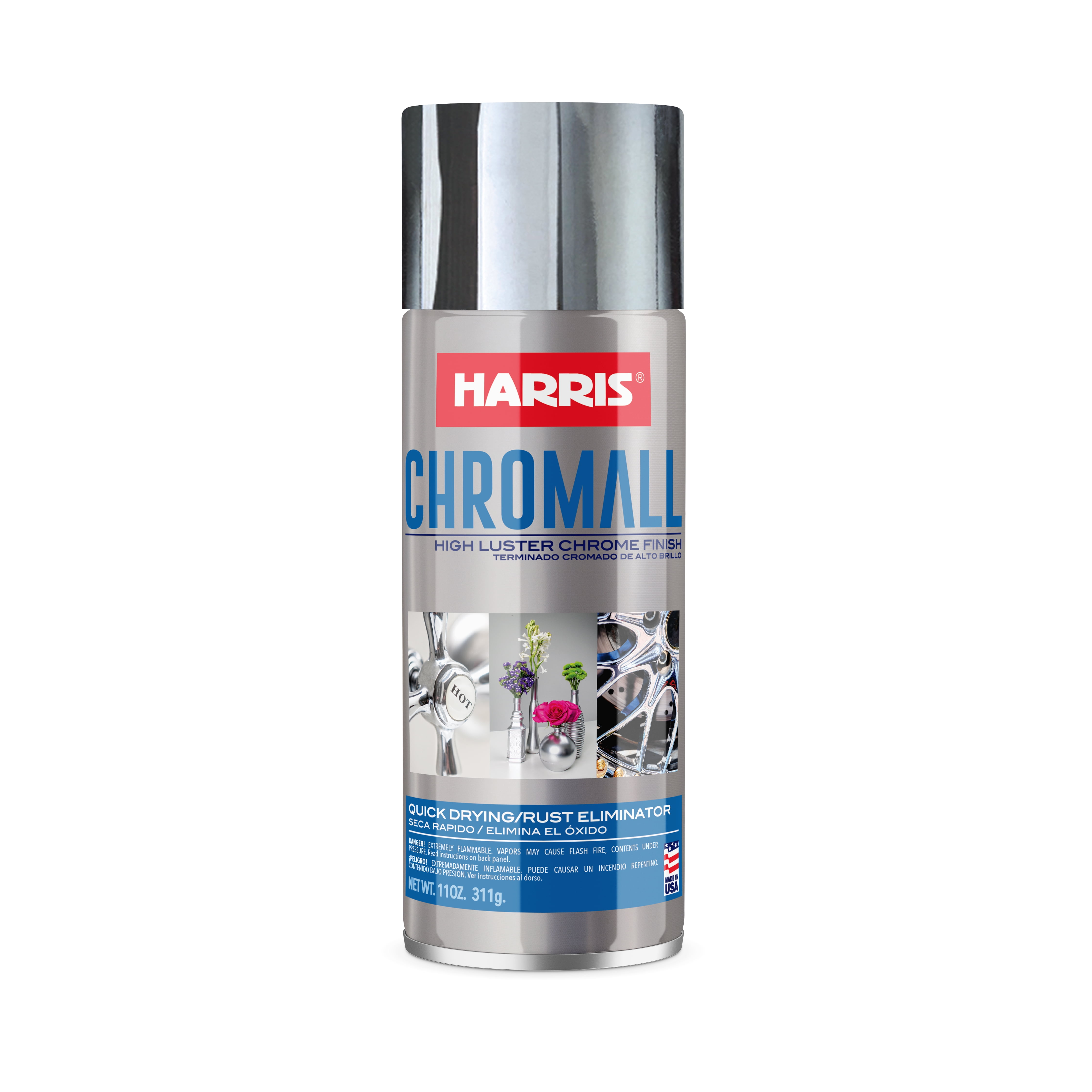 Harris Chromall High Luster Chrome Finish Spray Paint 11 oz, 1 Piece