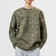 thumbnail image 3 of Sudadera sin capucha para hombre, estilo casual, a la moda, con cuello redondo, holgada, de gamuza, con lazo, manga larga, para jóvenes, blusas activas, camisetas para hombre., 3 of 5
