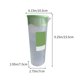 thumbnail image 3 of Tetera fría de 1L | Botella de agua para refrigerador de gran capacidad | Plástico, Blanco/Verde | Tapa a prueba de fugas, resistente a altas temperaturas, infusor de frutas | Taza de bebida para el, 3 of 6