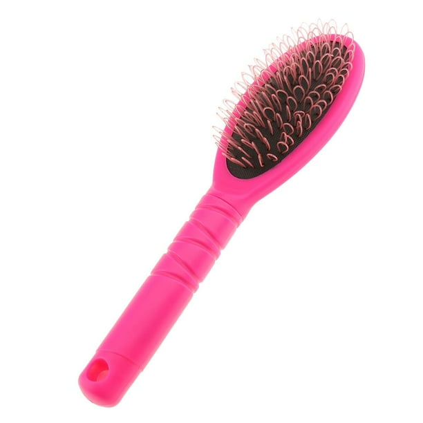 Cepillo de bucle profesional resistente al calor para extensiones de moño de cabello Cepillo de pelo Micro Rojo