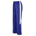 thumbnail image 2 of Augusta 7752A Ladies Medalist Pant- Purple & White - Extra Large, 2 of 2