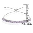 thumbnail image 2 of Sterling Silver 1.5ct Amethyst Adjustable Bracelet, 2 of 2