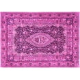 thumbnail image 1 of Ahgly Company Indoor Rectangle Medallion Pink Traditional Area Rugs, 5' x 7', 1 of 4