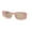 Pink Brown, variant on Womens Unique Concave Thick Mod Plastic Sunglasses Black Yellow