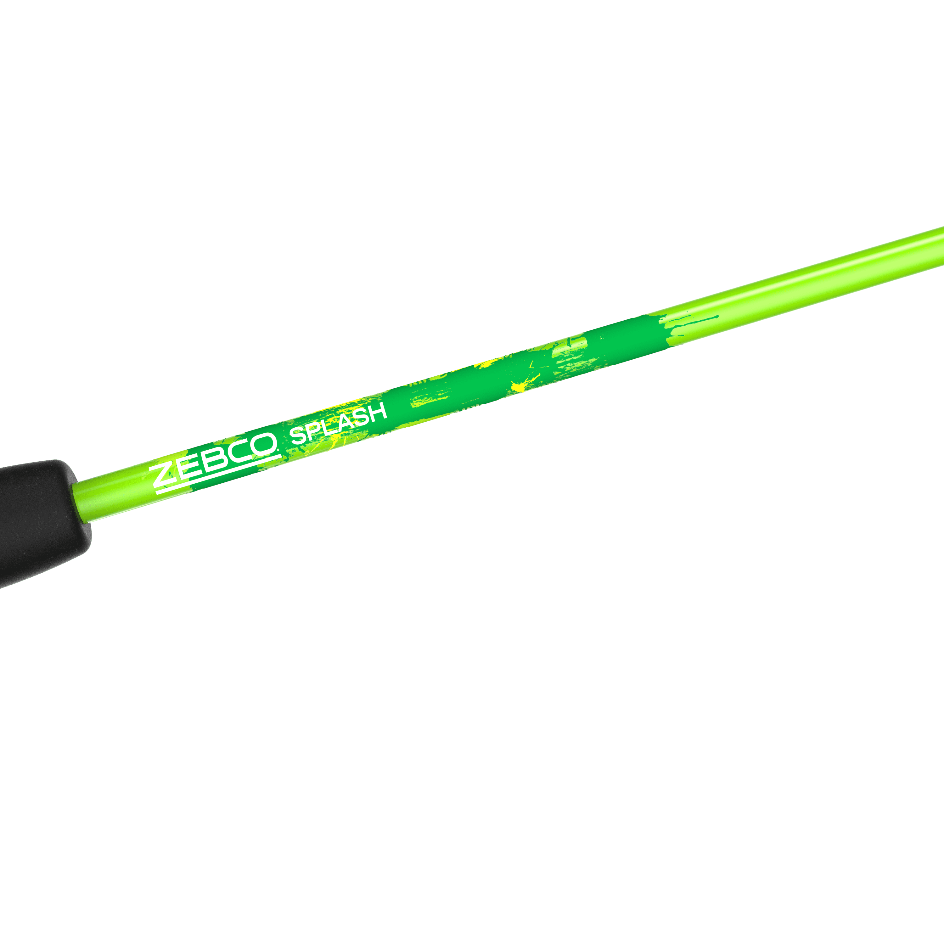 Zebco Splash Spincast Reel and Fishing Rod Combo, 6-Foot 2-Piece Fishing  Pole, Size 30 Reel, Changeable Right- or Left-Hand Retrieve, Pre-Spooled  with 10-Pound Zebco Line, Green 