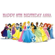 Princess Disney Edible Cake Image Topper Personalized Picture 1/4 Sheet (8"x10.5")