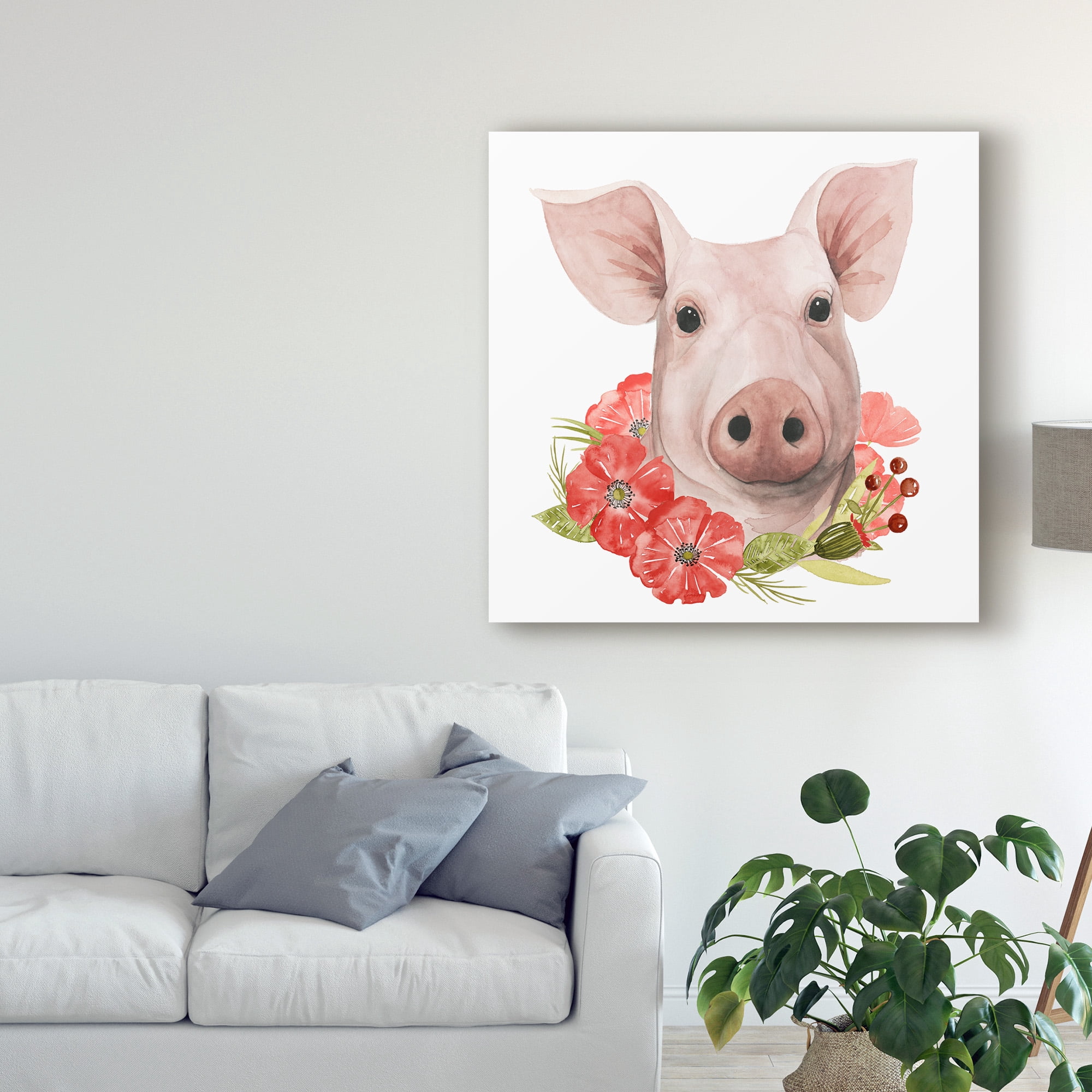 Trademark Fine Art 'Poppy Farm IV' Canvas Art by Grace Popp