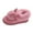 Red, variant on Mepaouo Cute Animal Slippers for Women Bunny Closed Back Fuzzy House Shoes Soft Plush Girls Slippers
