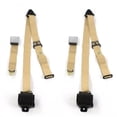 thumbnail image 1 of Airplane 3 Point Tan Retractable Bucket Seat Belt Kit with 2 Belts for 1959-1960 Chevy Impala, 1 of 1