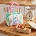 thumbnail image 4 of Dalxymotic Insulated Lunch Bag, Extra-large Insulated Bento Lunch Box, Handheld Meal Carrier with Ice Pack, Reusable Thermal Cooler Tote, for Work, Office, Picnic, Travel, 4 of 6