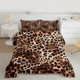 thumbnail image 2 of Castle Fairy Leopard Print Twin Comforter Sets,Cheetah Print Bedding Set, 2 of 7