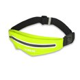 thumbnail image 3 of Hombres Mujeres deporte al aire libre correr ciclismo gimnasio riñonera Lycra Pack verde fluorescente, 3 of 8