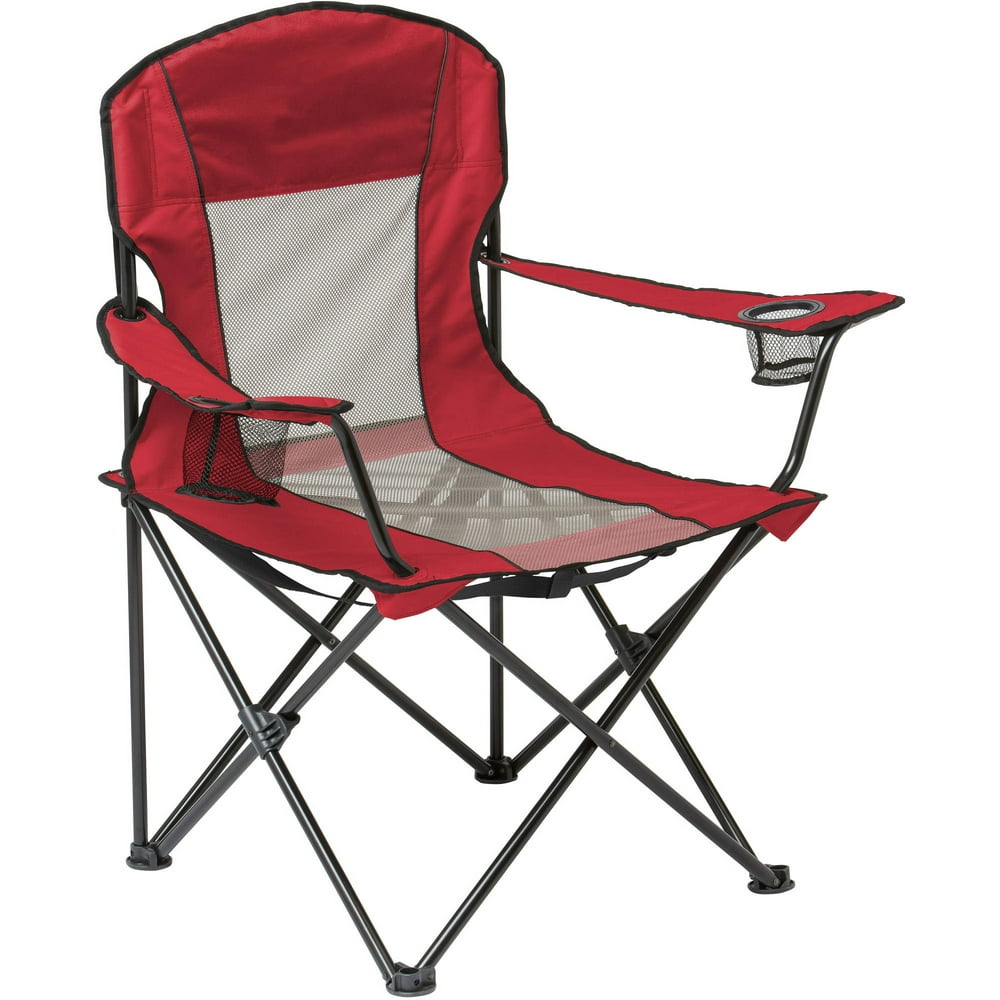 Ozark Trail Premium Oversized Mesh Quad Chair Walmart