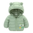 thumbnail image 4 of Baby Boys Girls Winter Coats Hoods Light Puffer Down Jacket Outwear 2-3 Years, 4 of 4