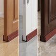 thumbnail image 4 of Door Draft Stopper, Door Weather Stripping, Door Bottom Gap Filler, Flexible Rubber Self-Adhesive Seal Strip, Noise Wind Dust Proof Thermal Insulation Accessory, Cuttable No-Drill Weather Guard, 4 of 7