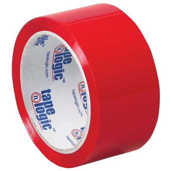 Tape Logic Carton Sealing Tape,2x55 yd.,Red,PK36 T90122R