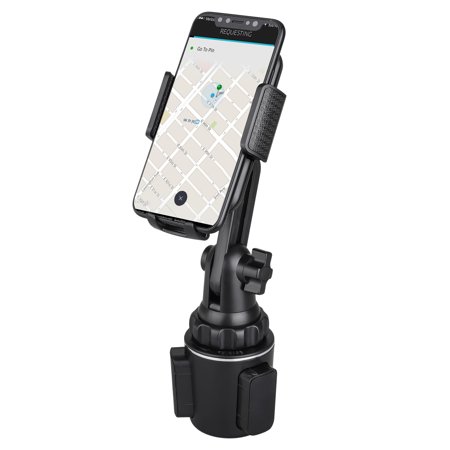 Car Cup Holder Phone Mount, EEEKit 2019 New Version Universal Cell Phone & GPS Cup Holder Cradle Stand, 360° Rotation, All-round Protection, Compatible with iPhone 11 XS Max XR X 8P 7P 6S