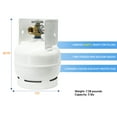 thumbnail image 6 of Flame King 3LB Empty Steel Propane Tank LP Cylinder with Built-in Gauge and OPD Valves, 6 of 14