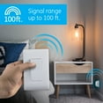 thumbnail image 4 of GE Wireless Light Control with Wall Switch, 1-Grounded Outlet, 18279, 4 of 9