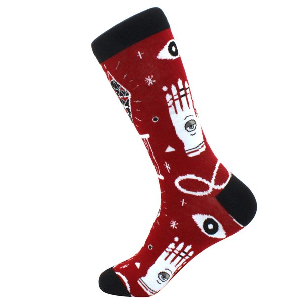 Calcetines divertidos de moda para hombre Hip Hop Harajuku Kawaii calcetines de algodón de dibujos animados fruta Animal cerveza comida feliz calcetines casuales regalos para hombres Tan Jianjun unisex