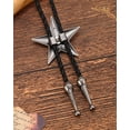 thumbnail image 4 of JASGOOD Bolo Tie for Women Men Western Ties With Pu Leather Cord Stone Pendant Necklace, 4 of 10