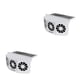 thumbnail image 4 of Riwesomey Ventilador de escape solar para automóvil Ahorro de energía Ventilador de automóvil con energía solar Ventilación de aire 2piezas Blanco, 4 of 6