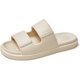 thumbnail image 1 of Sandalias para mujer, pantuflas de baño para interior, cómodas sandalias de verano con espuma viscoelástica EVA, suaves y para exteriores (longitud real del calzado: 28 cm)., 1 of 5