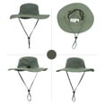 thumbnail image 2 of Limited Time Deal karymi Summer Sun Hat Men's Fishing Hat Men's Sun Hat Anti- Fisherman Hat Sports and Outdoors Summer Clearance Birthday Gifts for Men, 2 of 4