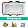 thumbnail image 5 of Turtle Large Capacity Oxford Cloth Reusable Foldable Storage Bins Easter Basket Box, 5 of 7