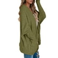 thumbnail image 3 of Auburet Women's Chunky Popcorn Cardigan Oversized Open Front Batwing Long Sleeve Fuzzy Knit Sweaters, 3 of 4