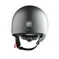 thumbnail image 6 of 1Storm Motorcycle Half Face Helmet Mopeds Scooter Pilot with retratable Inner Smoked Visor HKY205V, Matt Black, 6 of 6