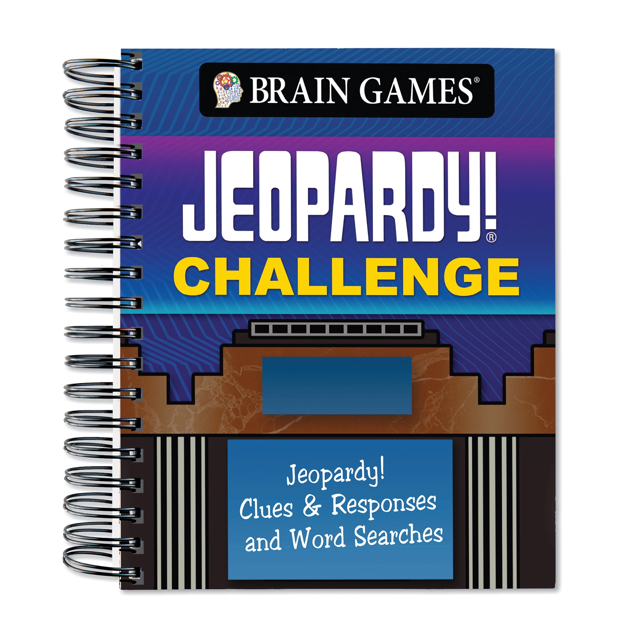 Collections Etc Brain Games Jeopardy Challenge Word Search Puzzles -  Walmart.com
