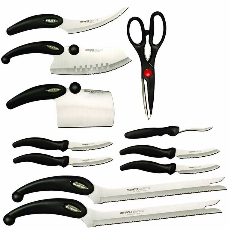 .com: Miracle Blade III World Class 17-Piece Knife Set with