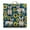 Vintage, variant on Aesthetic Paisley Design Meditation Seat - Square Zabuton Pillow with Full & Fluffy Filling, Ideal for Office Workers at Home
