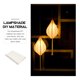 thumbnail image 2 of EeaseMX Material de pantalla de lámpara, Material de cubierta de lámpara, suministro para manualidades, sombra de luz de mesa, 2 of 7