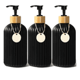 thumbnail image 1 of Dispensador Jabon Líquido 540 Ml Jabonera Bano Con Etiqueta Xtellar Negro, 1 of 3