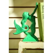 CAST IRON MERMAID BOOKEND S/2