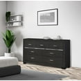 thumbnail image 1 of Abrie Contemporary 7 Drawer Dresser with Mirror Detailing, 1 of 3