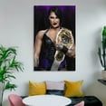 thumbnail image 6 of Rhea Ripley Poster, Canvas Wall Hanging Art Painting, Artwork Print for Home Decor Bedroom Living Room Dorm, Frame, 6 of 8