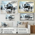 thumbnail image 4 of Designart "Meticulous Preparation Military II" Army Floater Framed Canvas Print, 4 of 7