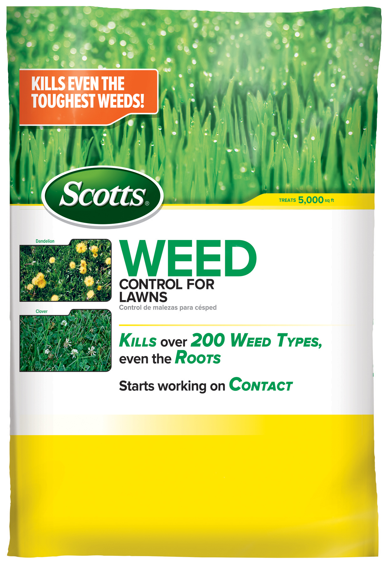 Scotts 5,000 Sq Ft Northern Lawn Weed Killer Granules