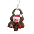 thumbnail image 1 of Conjuntos de adornos colgantes para árbol de Navidad, muñeco de peluche, adorno de Navidad, Papá Noel, muñeco de nieve, reno, oso, decoración colgante (4 unidades), 1 of 3