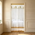 thumbnail image 4 of Doorway Mesh Curtain Screen with Double-Layer Lace, Summer Door Cover for Kitchen, Bedroom and Room Divider Decor, 79 x 40 Inch, 4 of 6