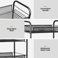 thumbnail image 4 of 4 Tier Storage Rack Trolley Cart, 4 of 7