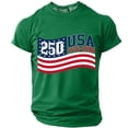 thumbnail image 2 of Youpwaven 250 Anniversary USA Shirt, Men's USA 250th Anniversary Merchandise, America 250 Graphic Tee, 2 of 5