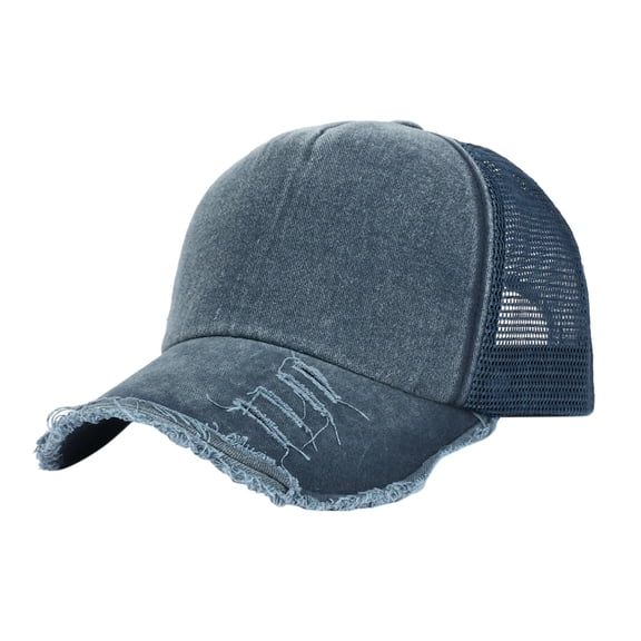 Summer Distressed Cotton Hats for Women Baseball Cap Mesh Sun Sports Hip Hop Streetwear Adjustable