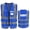 Blue, variant on A-SAFETY Reflective Security Safety Vests Heavy Duty with 7 Pockets and Front Zipper